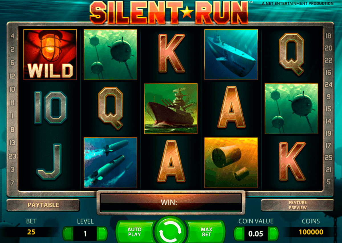 silent run netent jogo casino online 