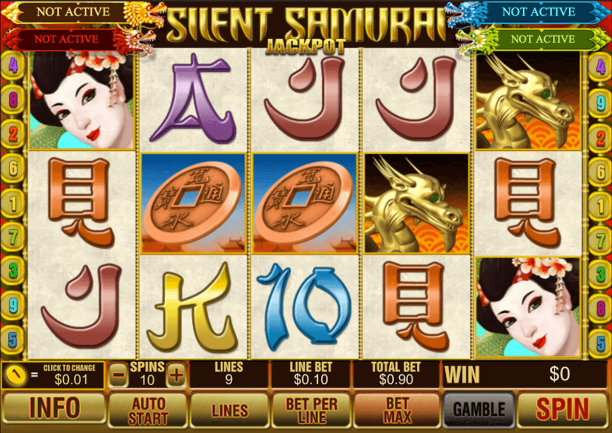 silent samurai jackpot playtech jogo casino online