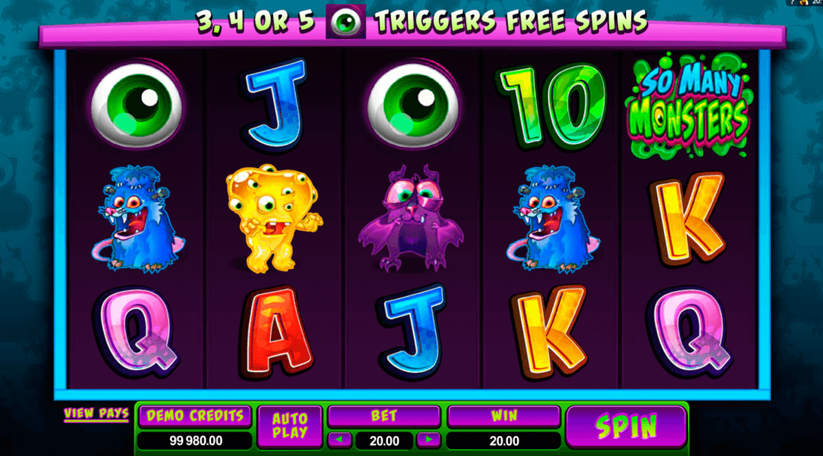 so many monsters microgaming jogo casino online 