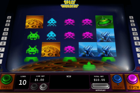 space invaders playtech jogo casino online 