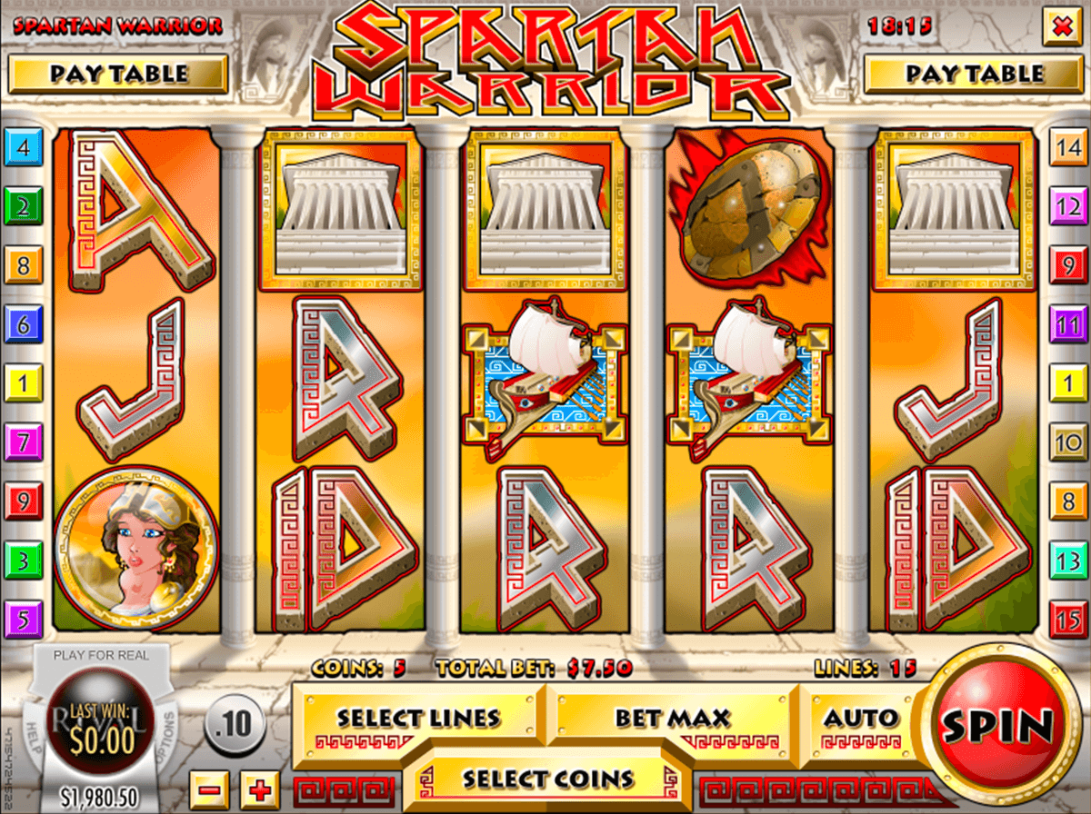 spartan warrior rival jogo casino online 