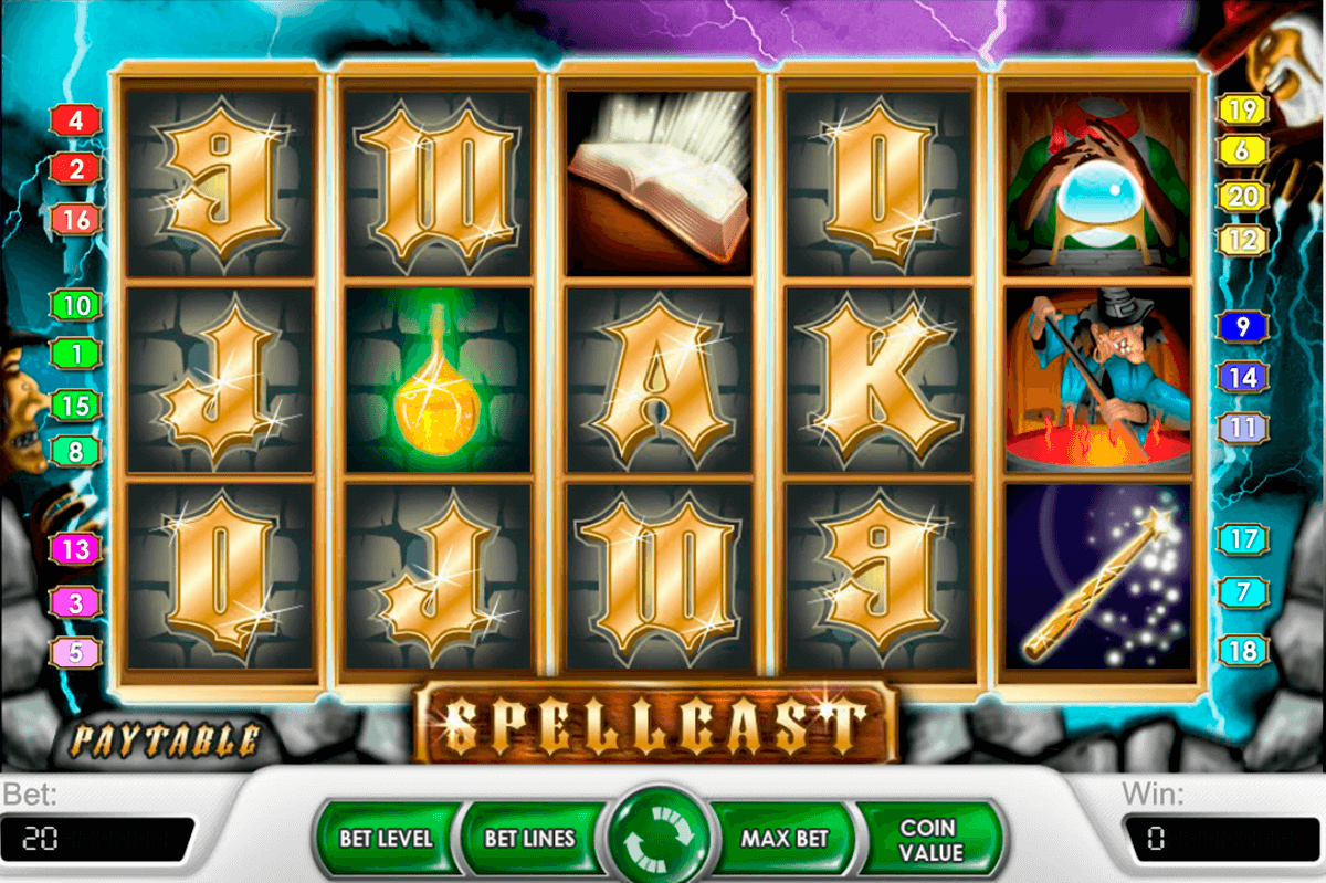 spellcast netent jogo casino online 