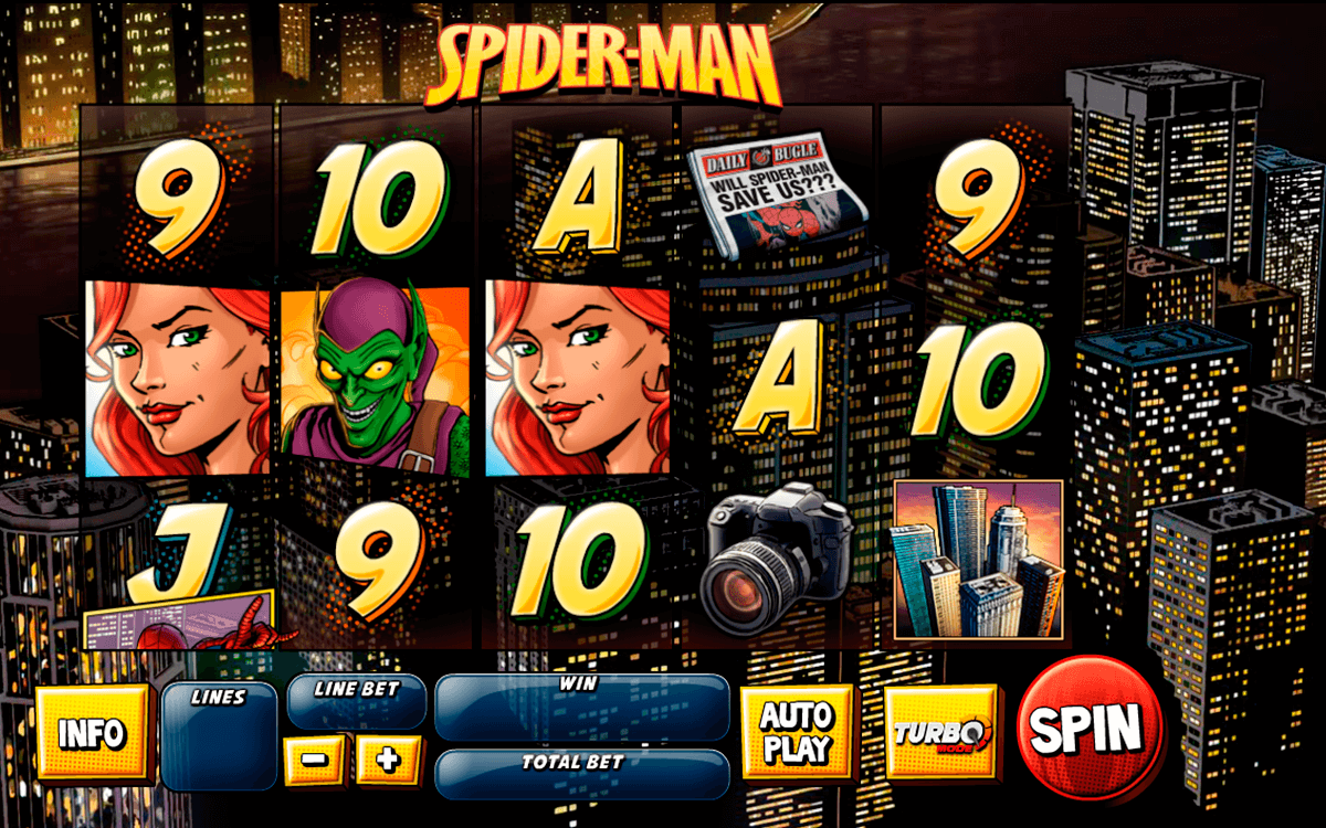 spider man attack of the goblin playtech jogo casino online