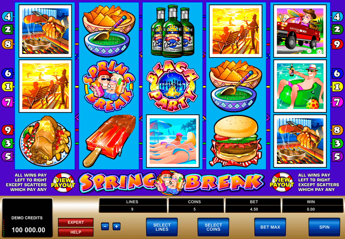 spring break microgaming jogo casino online 