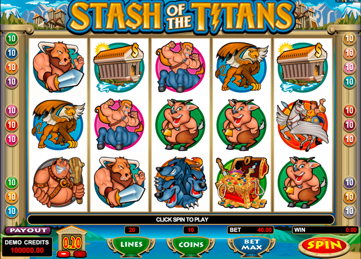 stash of the titans microgaming jogo casino online 