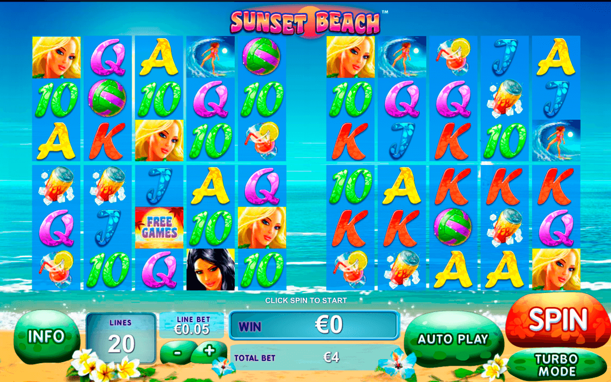 sunset beach playtech jogo casino online 