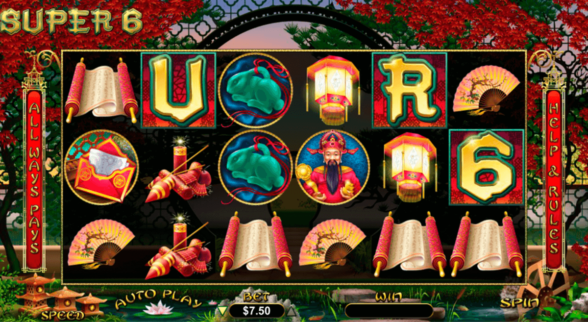 super 6 rtg jogo casino online 