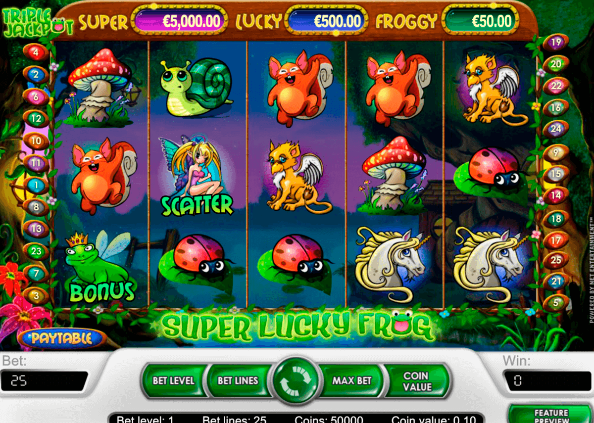 super lucky frog netent jogo casino online 