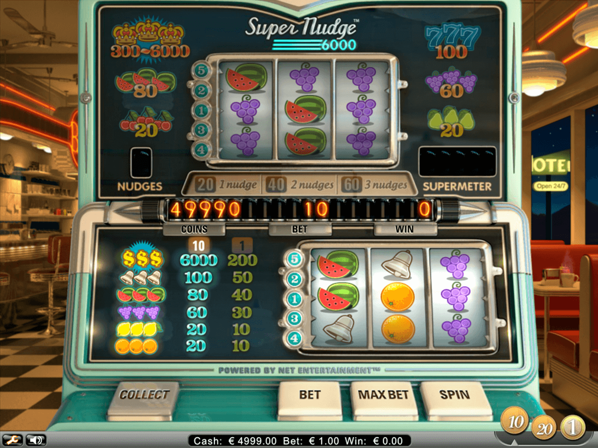 super nudge 6000 netent jogo casino online 