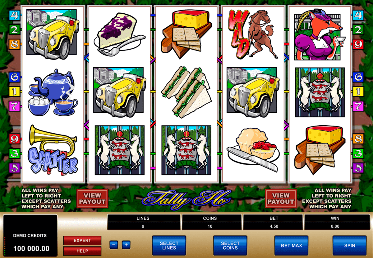 tally ho microgaming jogo casino online