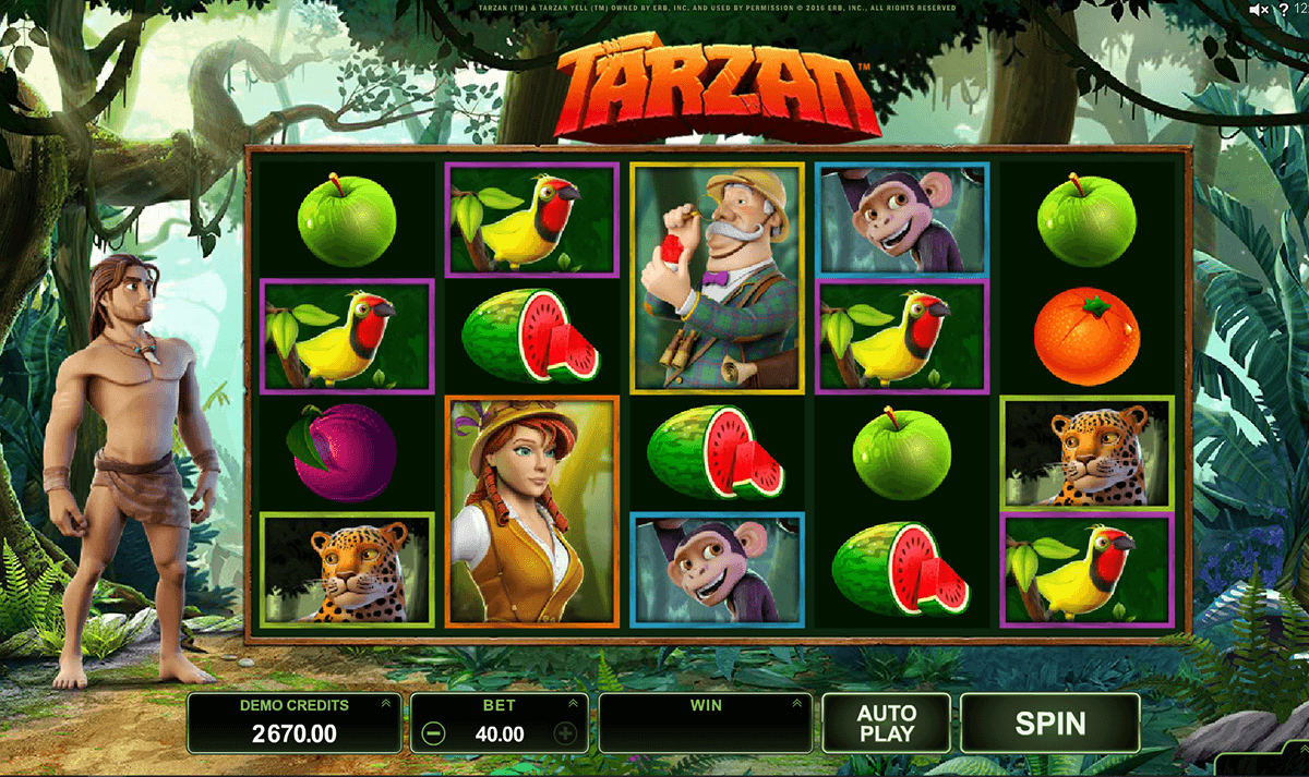 tarzan microgaming jogo casino online 