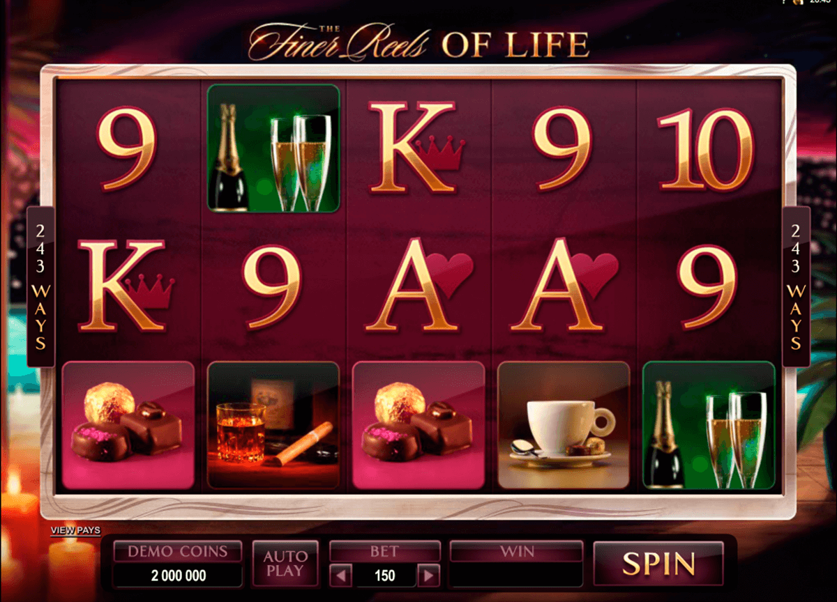 the finer reels of life microgaming jogo casino online 