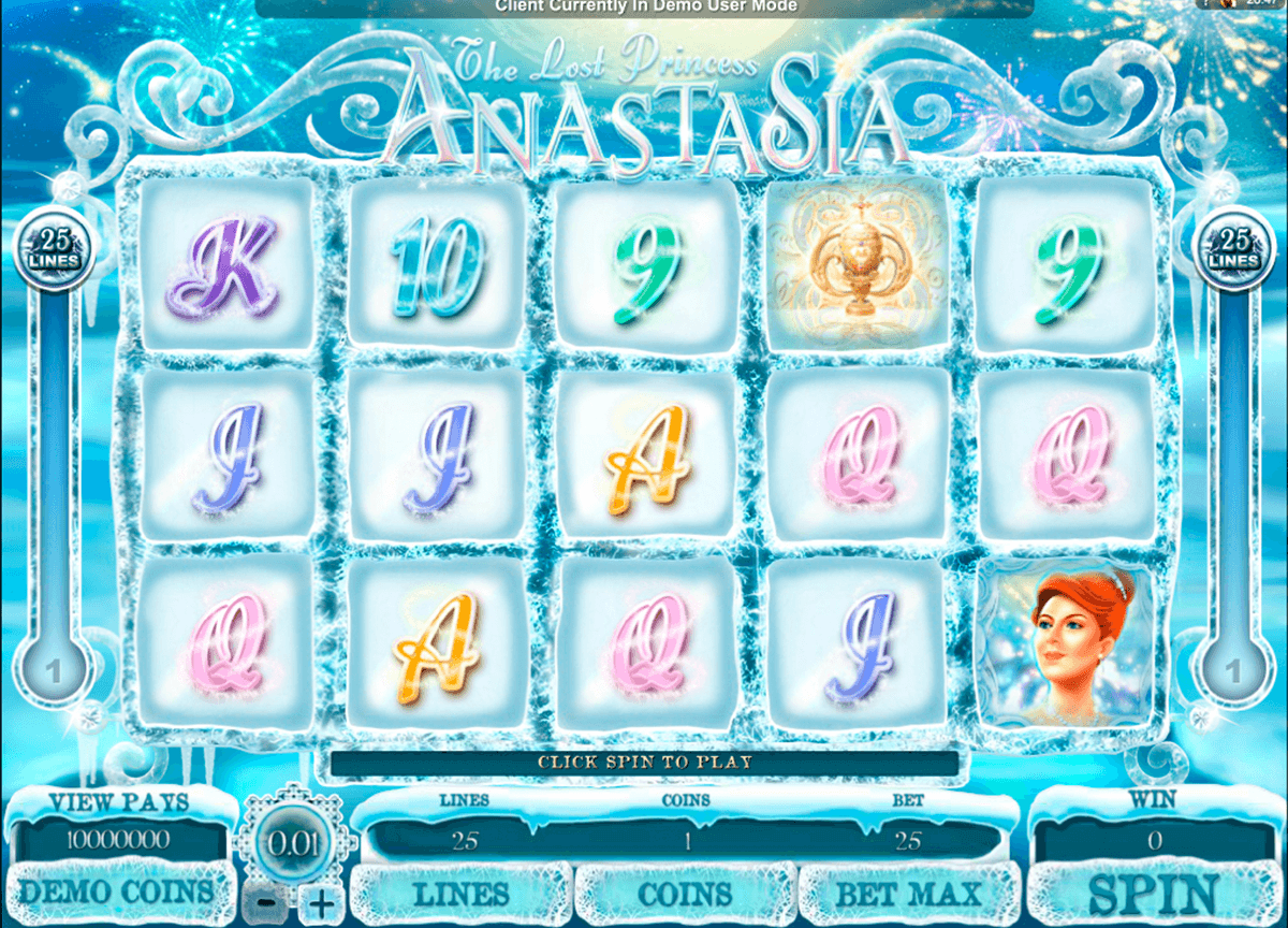 the lost princess anastasia microgaming jogo casino online