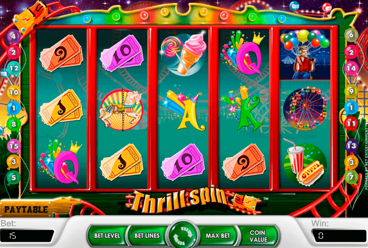 thrill spin netent jogo casino online 