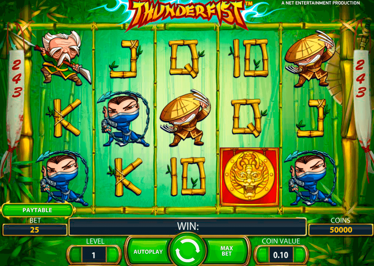 thunderfist netent jogo casino online 