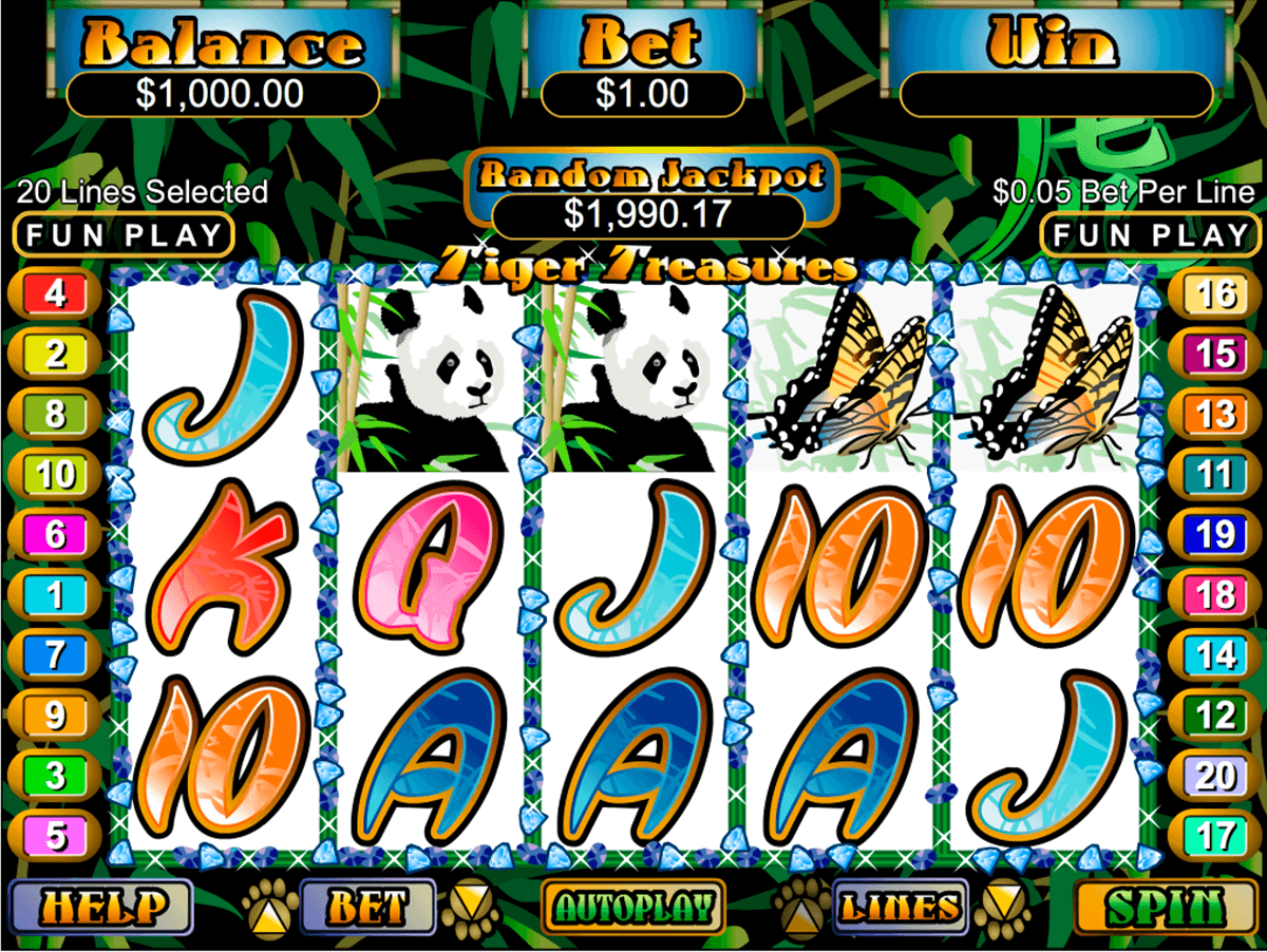 tiger treasures rtg jogo casino online 