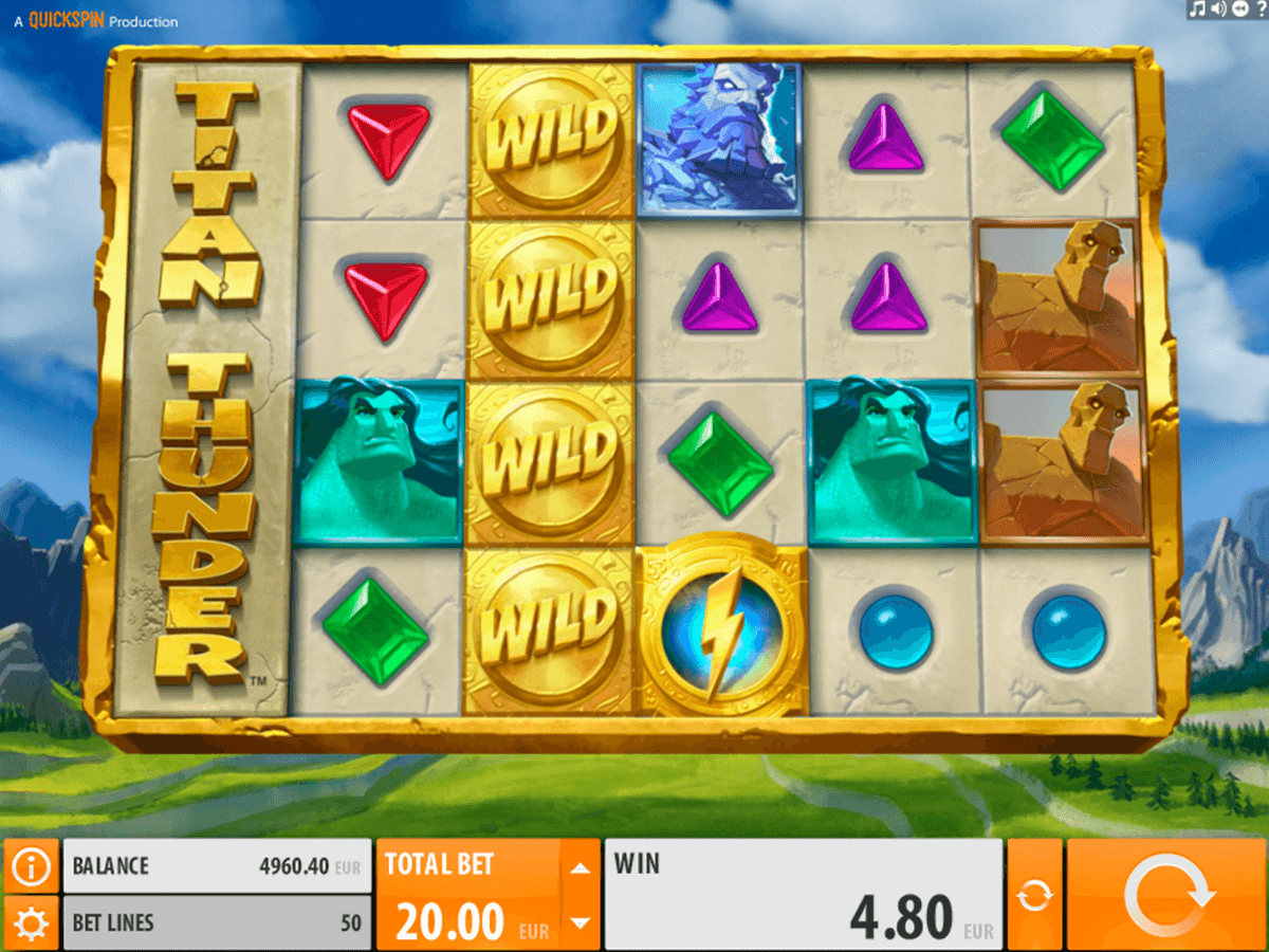 titan thunder quickspin jogo casino online 