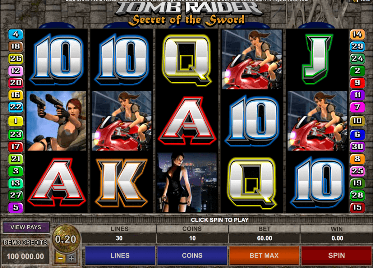 tomb raider ii microgaming jogo casino online 