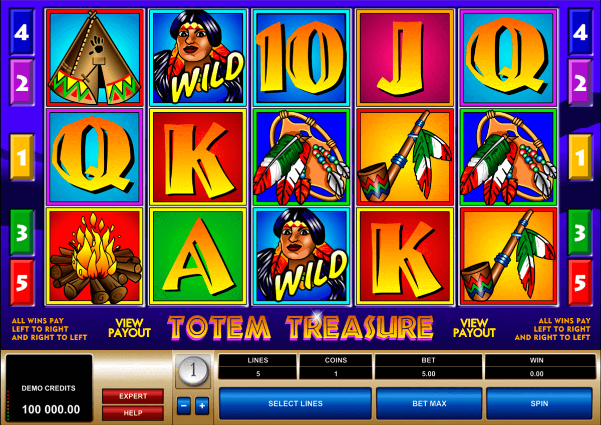 totem treasure microgaming jogo casino online 
