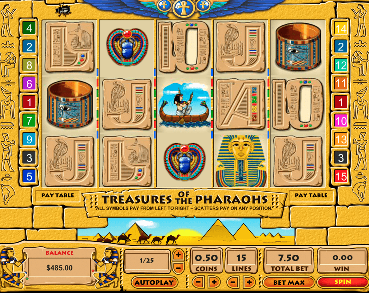 treasure of the pharaohs pragmatic jogo casino online 