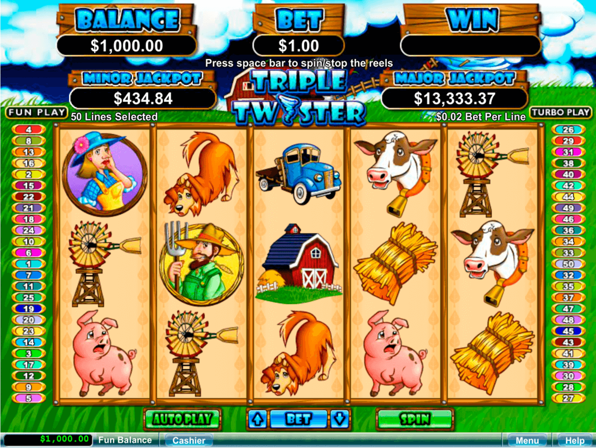triple twister rtg jogo casino online 