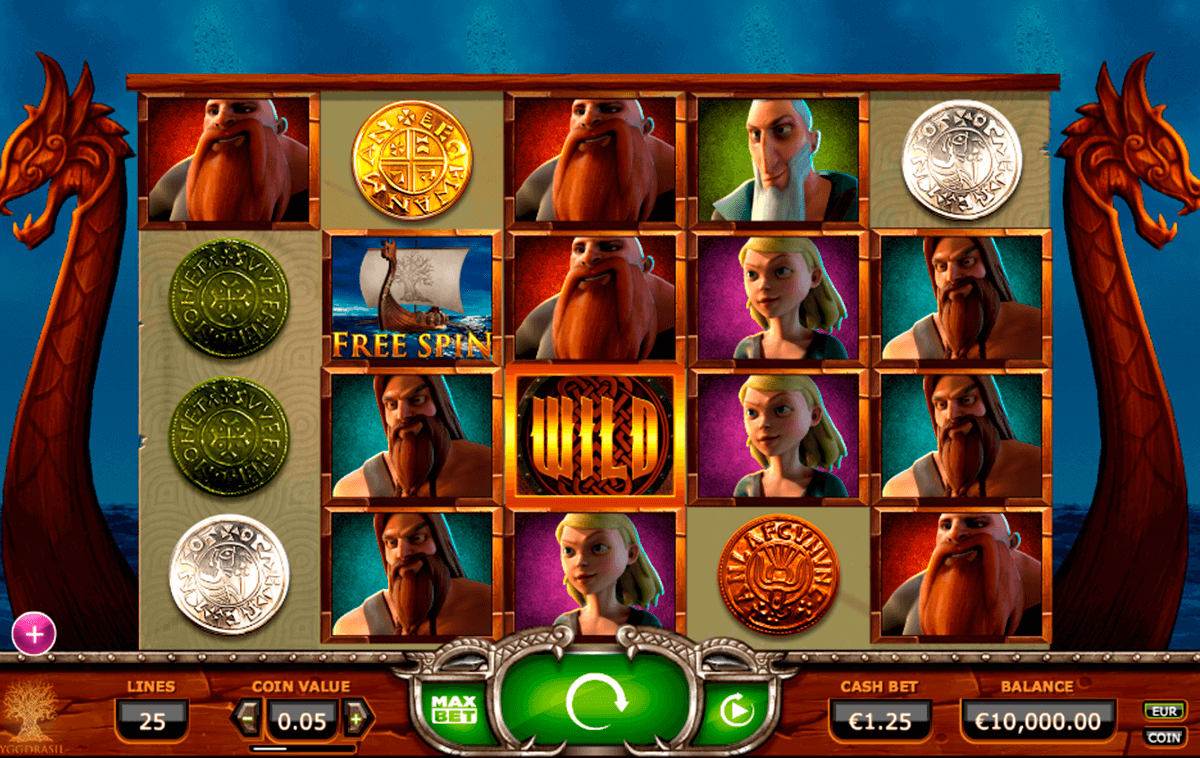 vikings go wild yggdrasil jogo casino online 