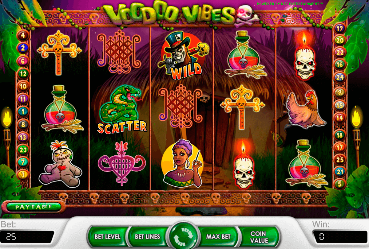 voodoo vibes netent jogo casino online 