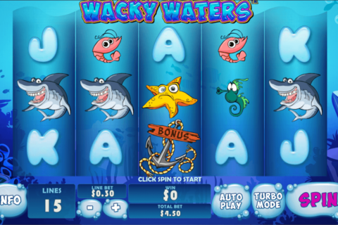 wacky waters playtech jogo casino online 