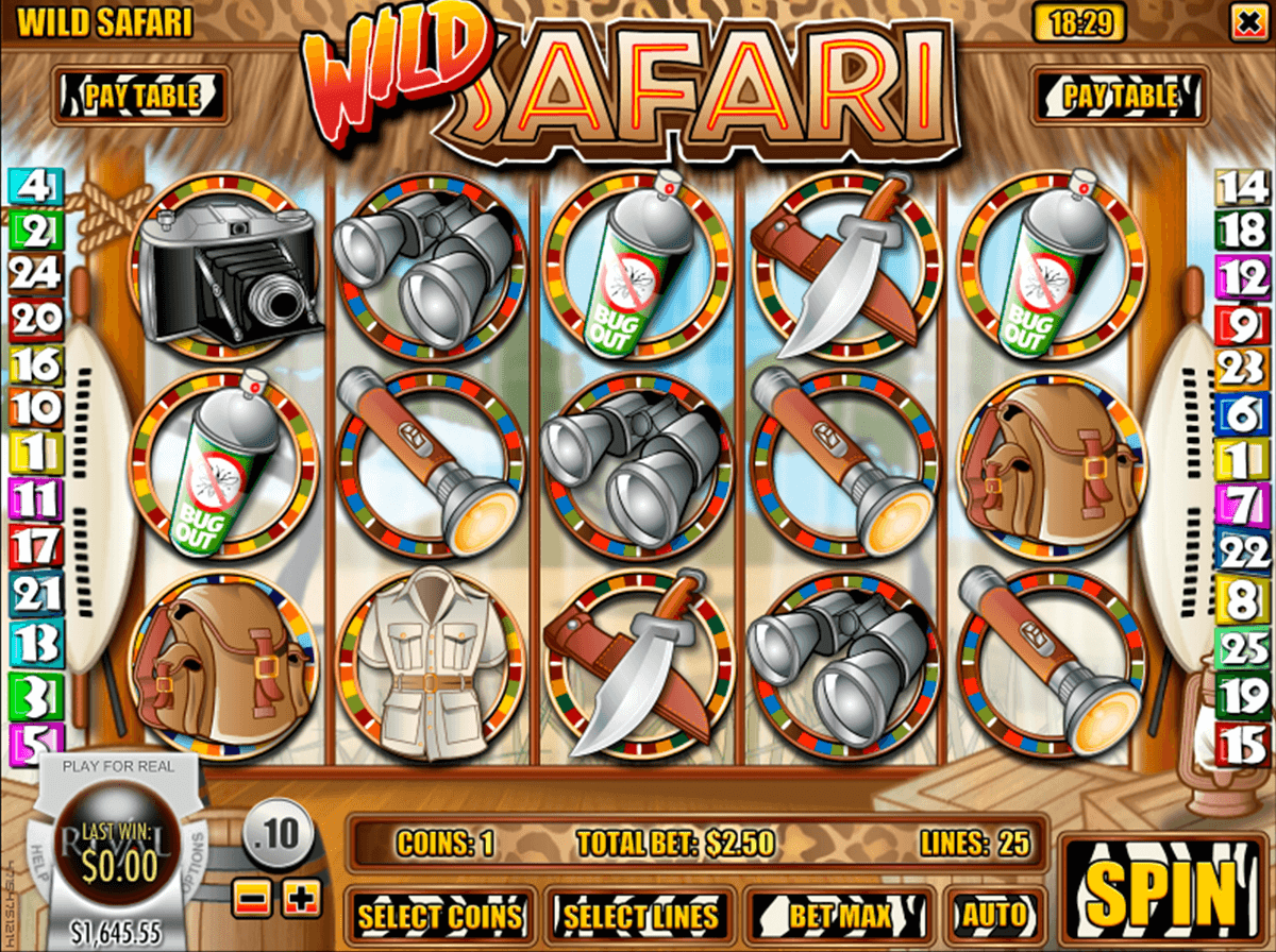 Wild safari slot machine youtube