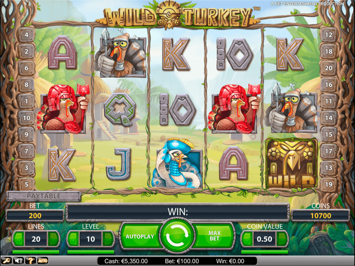 wild turkey netent jogo casino online 