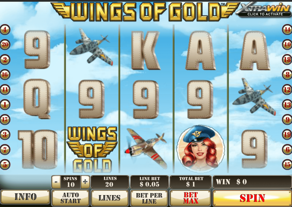 wings of gold playtech jogo casino online 