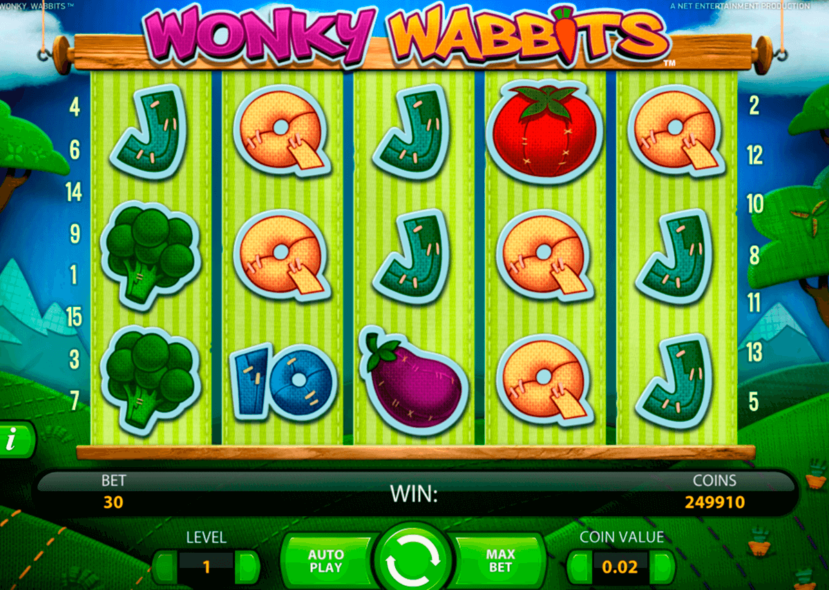 wonky wabbits netent jogo casino online 
