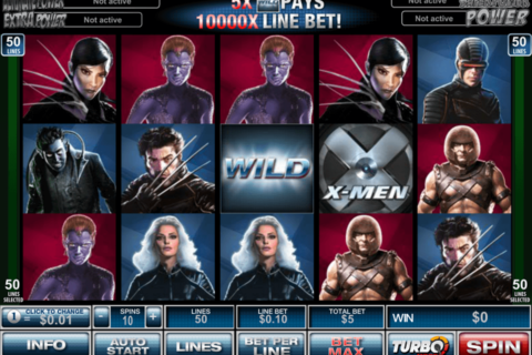 xmen 50 lines playtech jogo casino online 