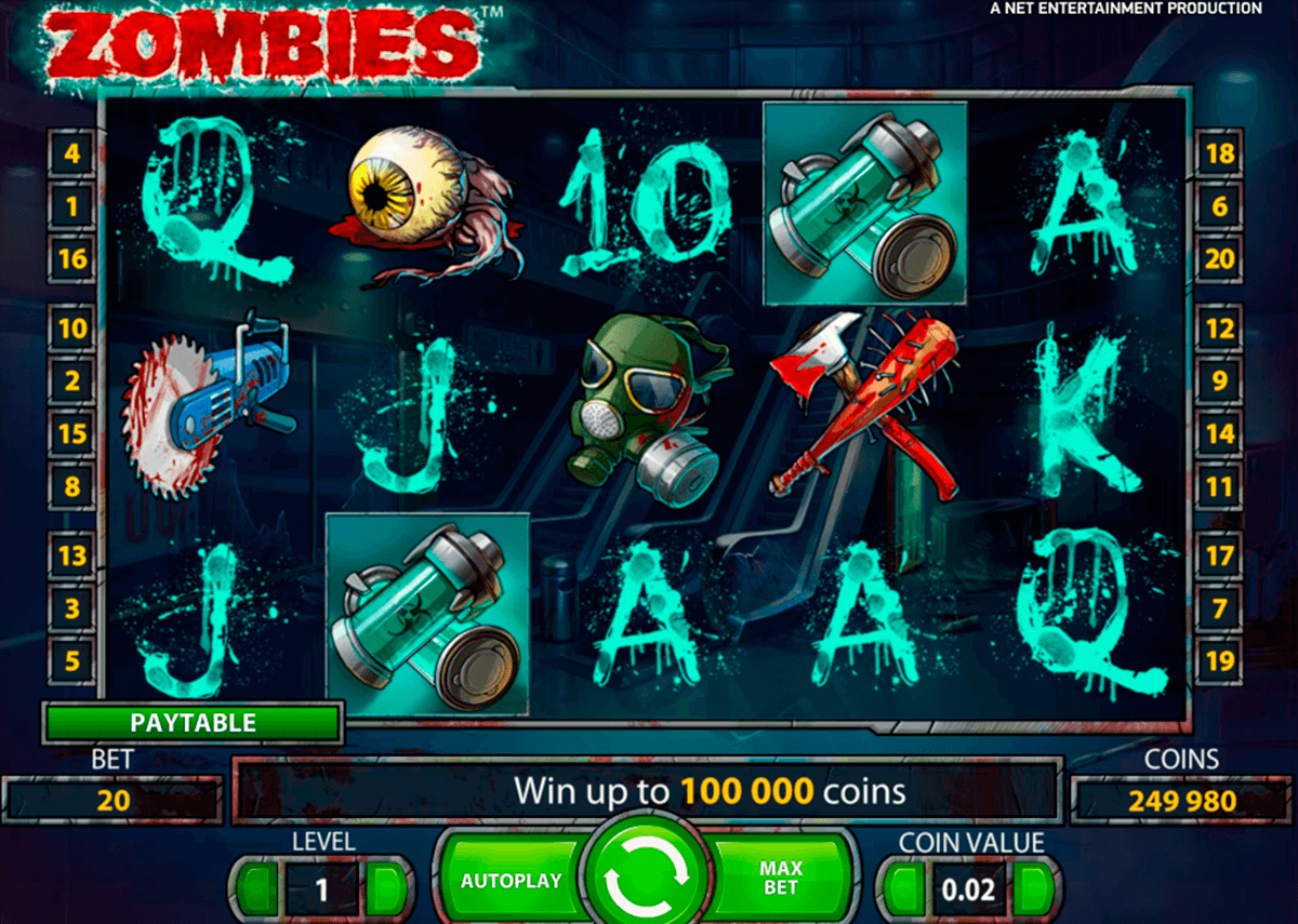 zombies netent jogo casino online 