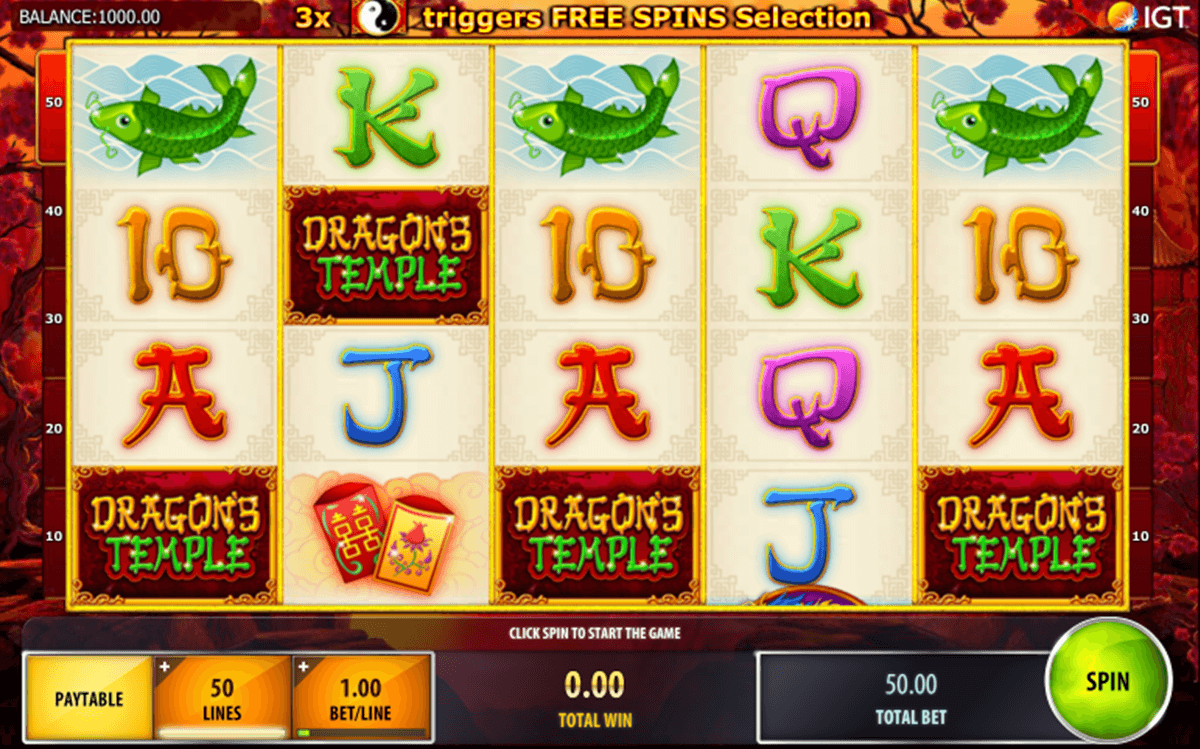 dragons temple igt jogo casino online 