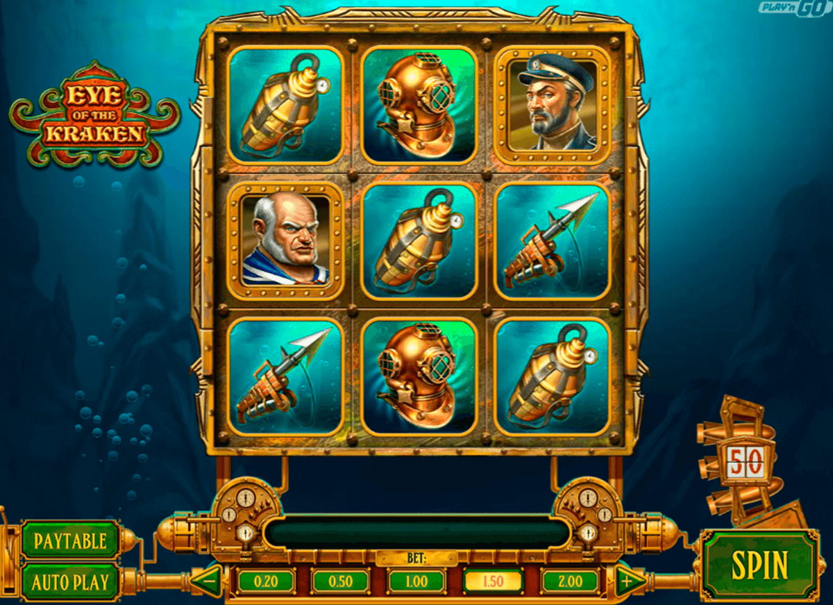 eye of the kraken playn go jogo casino online