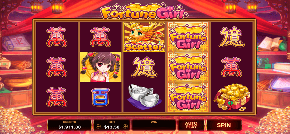 fortune girl microgaming jogo casino online 