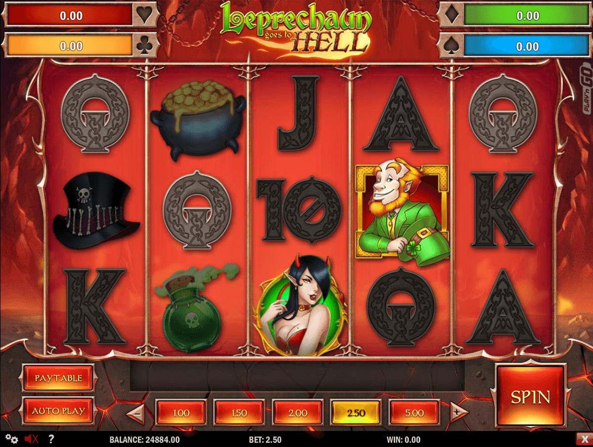 leprechaun goes to hell playn go jogo casino online 