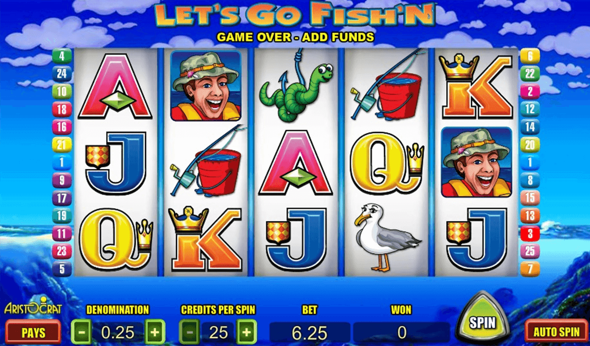 lets go fishn aristocrat jogo casino online 