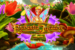 logo enchanted meadow playn go caça niquel