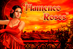 logo flamenco roses novomatic caça niquel 
