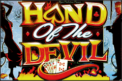 logo hand of the devil bally caça niquel 