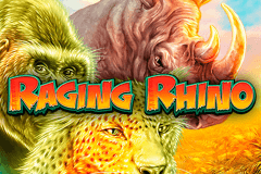 logo raging rhino wms caça niquel 