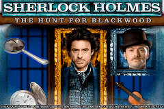 logo sherlock holmes the hunt for blackwood igt caça niquel 