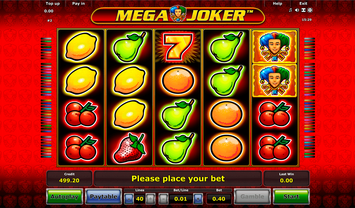 mega joker novomatic jogo casino online 