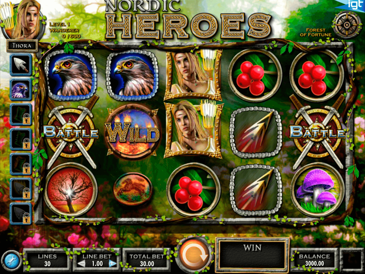 nordic heroes igt jogo casino online 