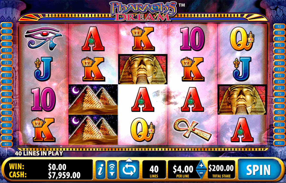 pharaohs dream bally jogo casino online 