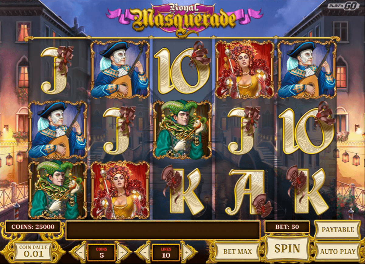 royal masquerade playn go jogo casino online 