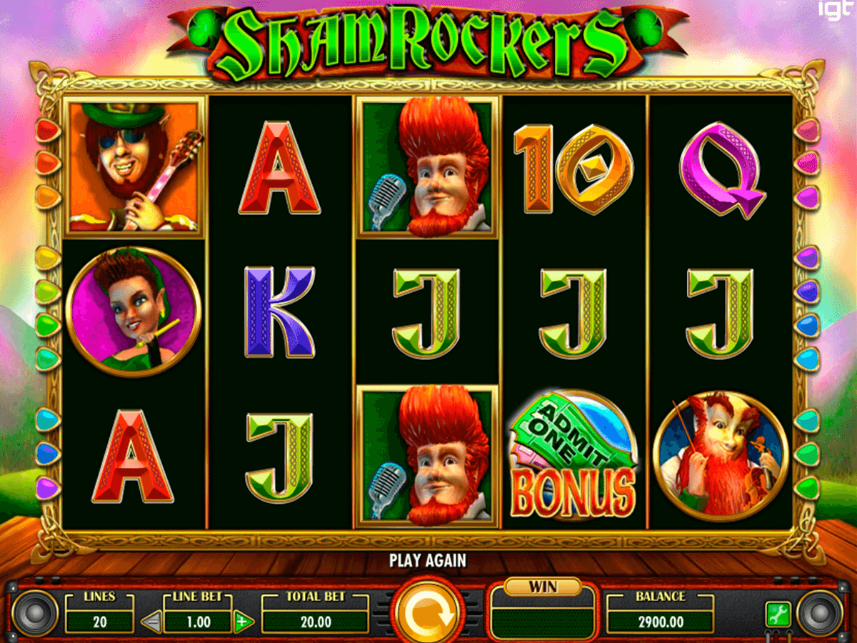 shamrockers igt jogo casino online 