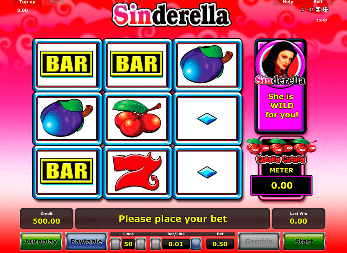 sinderella novomatic jogo casino online 